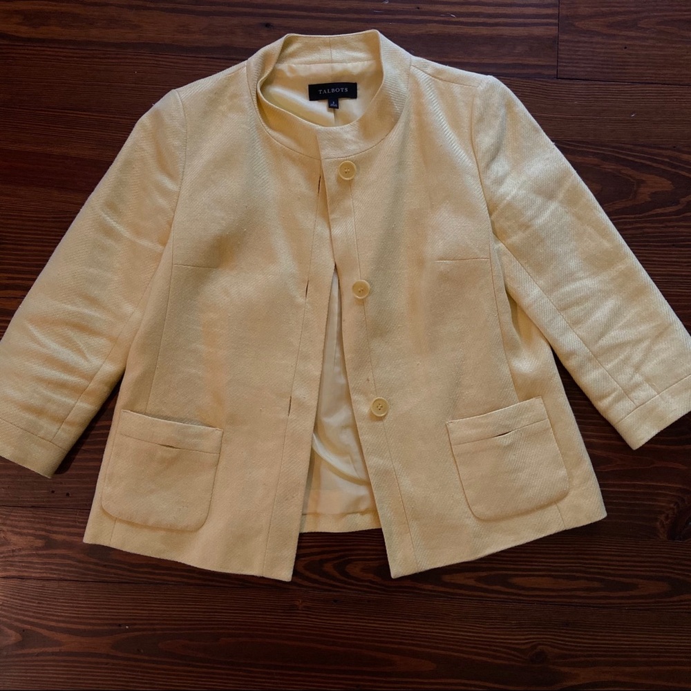 Talbots Linen Jacket